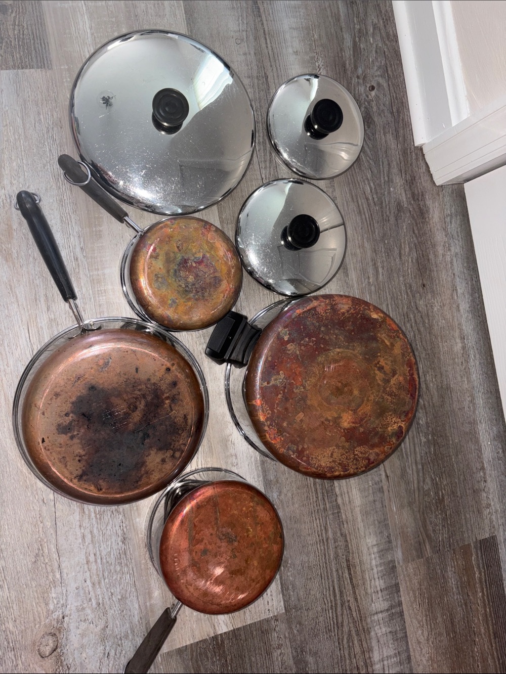 Vintage Revere Ware Set 7 PC